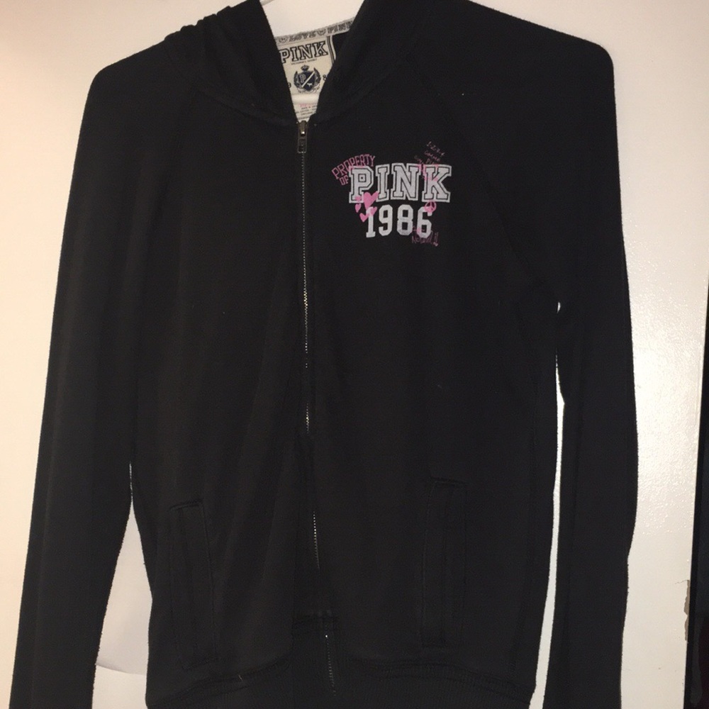 PINK! Zip up hoodie